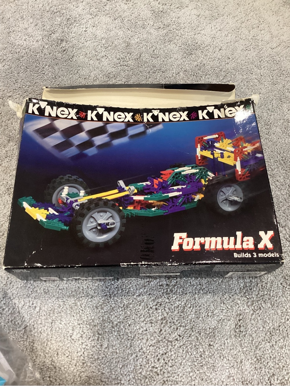 K'NEX Formula X 3 Model Racing Builder Set